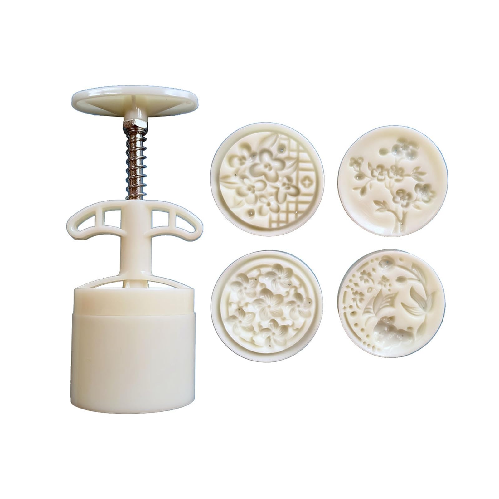 Creative Flower Shape Cakes Molds Set Flower Cakes Press for Autumn Festival Baking Enthusiasts Efficient Baking Molds