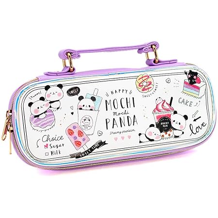 Amazon 筆箱 ペンケース 女の子 小学生 ボックス タイプ 女の子 向け パンダ と カフェアイテム もちもち パンダ カミオジャパン ペンケース 文房具 オフィス用品