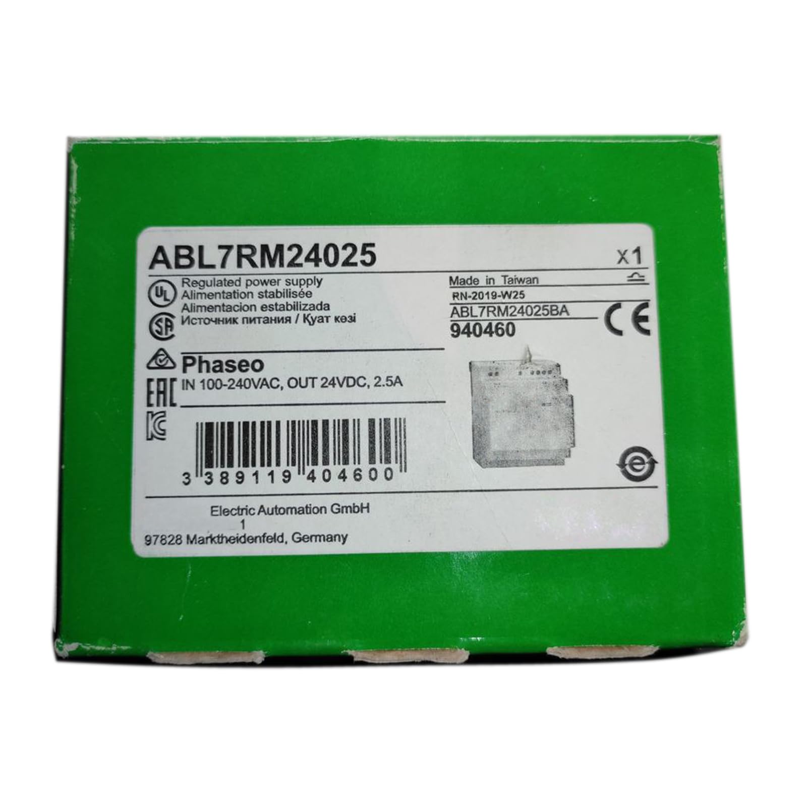 ABL7RM24025 neuf scellé boîte d'origine alimentation électrique avec garantie 1 an