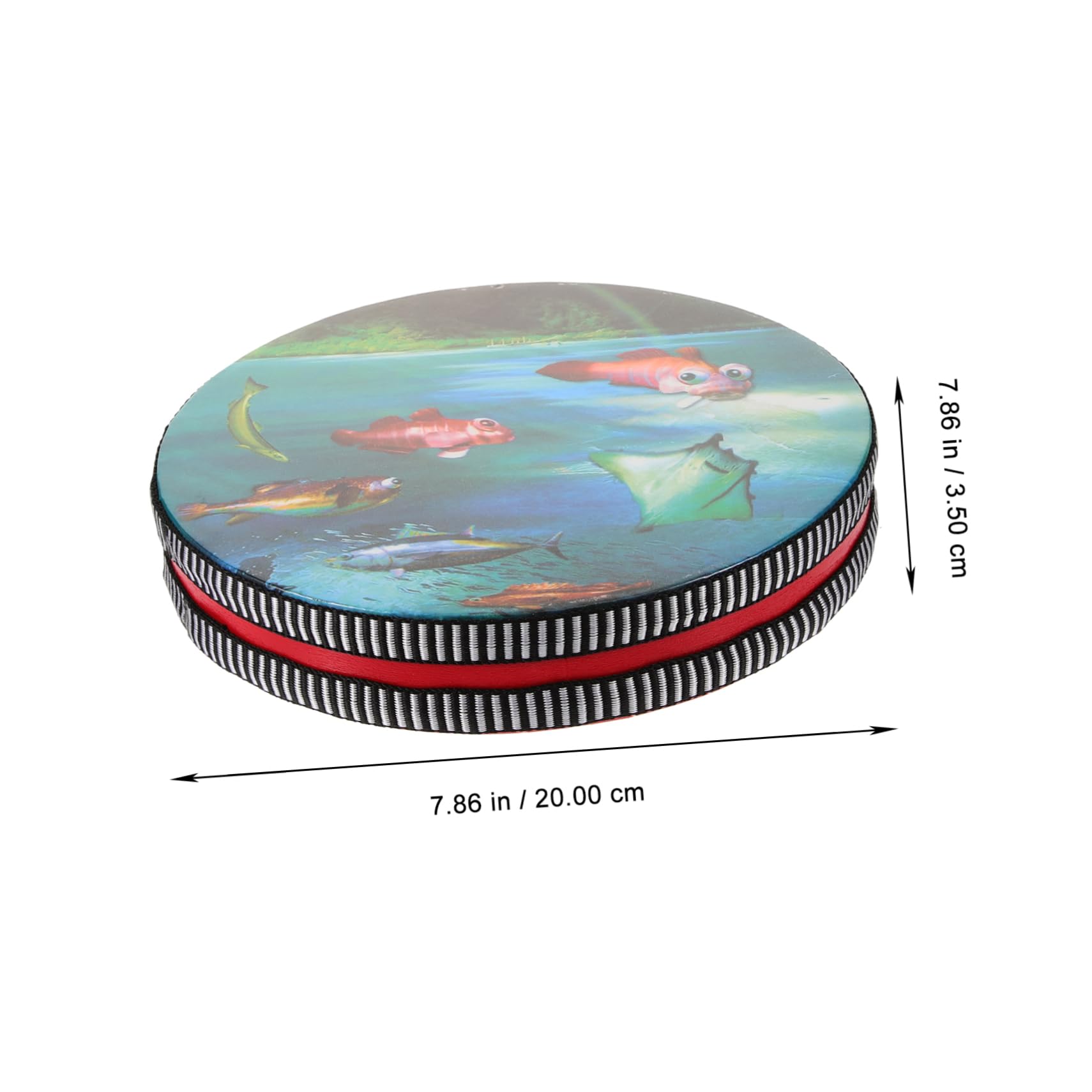 UPKOCH Ocean Drum Musical Instrument for Kids Relaxing Wave Sound Educational Percussion Toy for Toddlers and Children