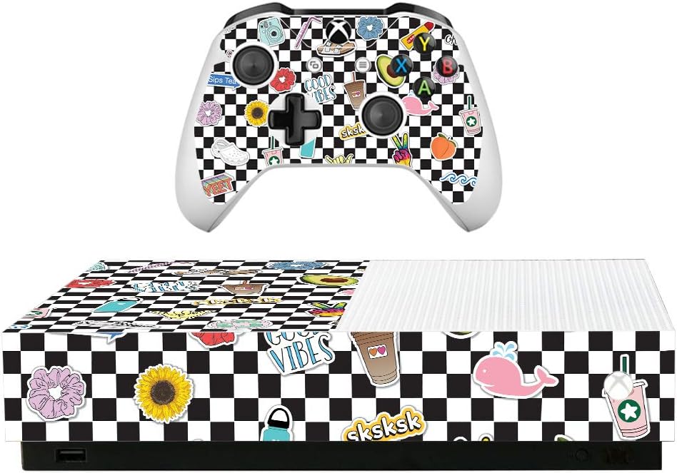 MightySkins Skin for Microsoft Xbox One S All-Digital Edition - VSCO Girl | Protective, Durable, and Unique Vinyl Decal wrap Cover | Easy to Apply, Remove, and Change Styles | Made in The USA