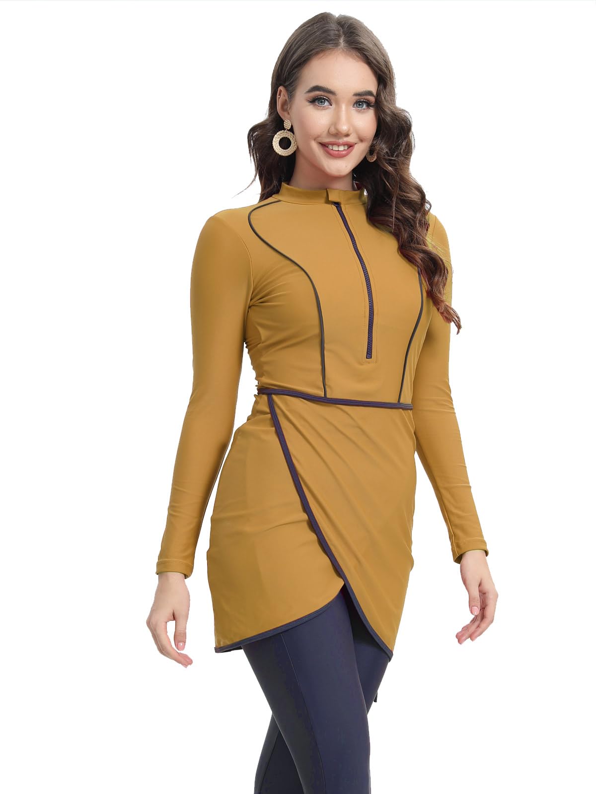 Costume da bagno da donna 3 pezzi musulmano copertura completa hijab burkini modesto costume da bagno Burkini