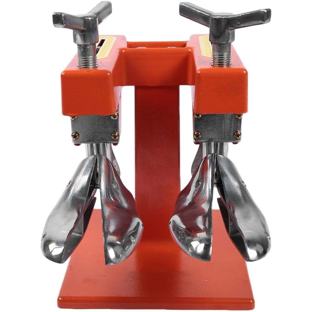 Schuhspanner, Doppelkopf, Aluminium, manuell verstellbare Länge, mit Zubehör, Schuhreparatur-Werkzeug