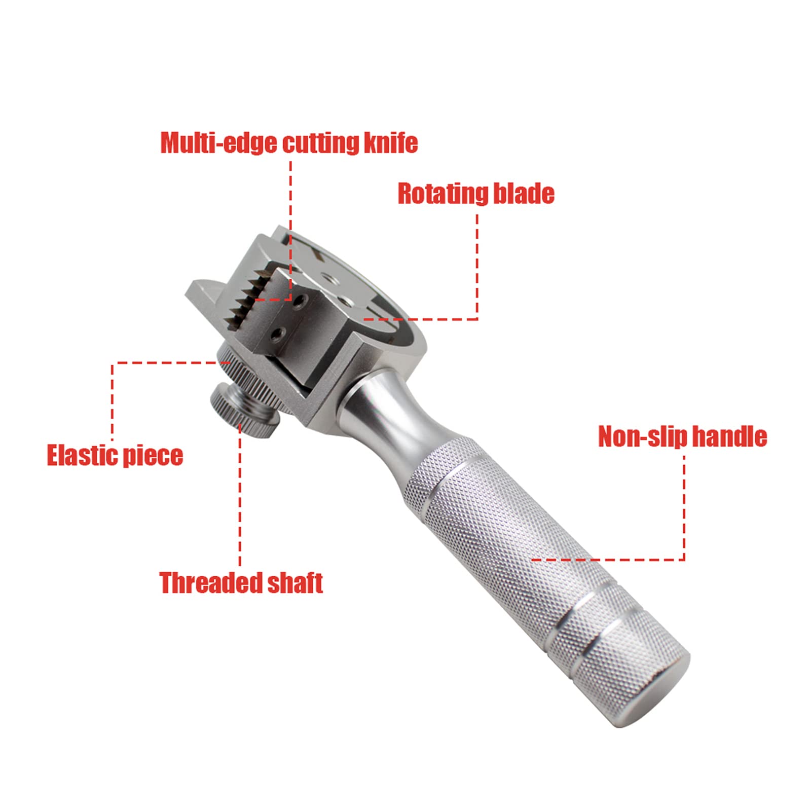 Toplionace QFH 3-w-1 Obrotowy Tester Przyczepności Cross Hatch Zestawy Testerów Przyczepności Cross-Cut Rysik z 1mm/2mm/3mm Ostrzami