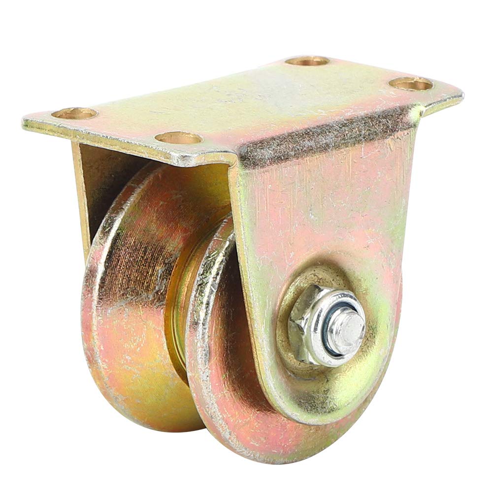 V Groove Wheel 45# Steel Sliding Door Track Rigid Caster,Industrial Guiding Pulley-picture-21