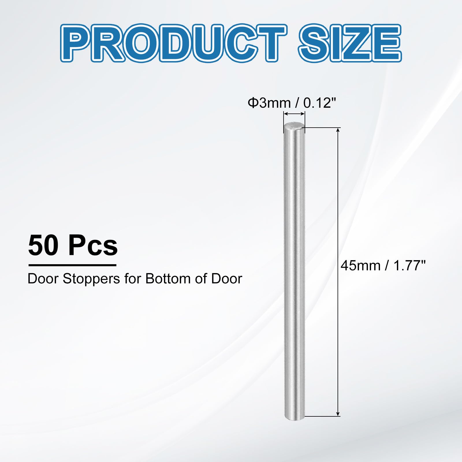 PATIKIL Metal Dowel Pins 3x45 mm - Image 2