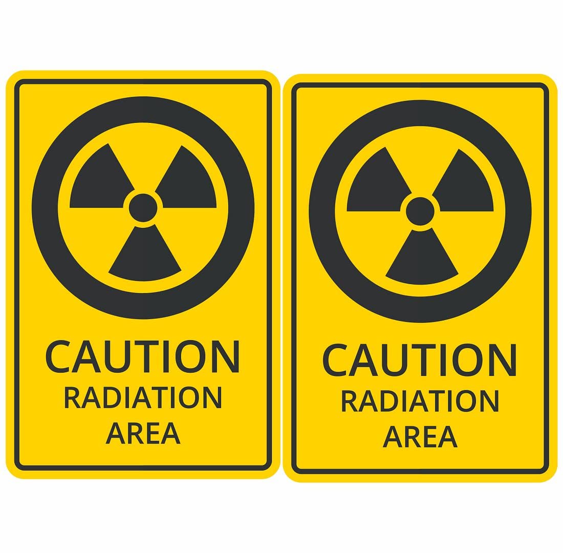 CVANU Radiation Area Alert PVC Vinyl Warning Sign Sticker (pack of 10) (B09GM97YZH) Amazon Price History, Amazon Price Tracker