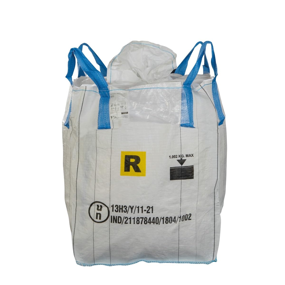 Generico Big Bag tubolare omologato ONU 13H3/Y, stampa R, fodera interna in polietilene cucita