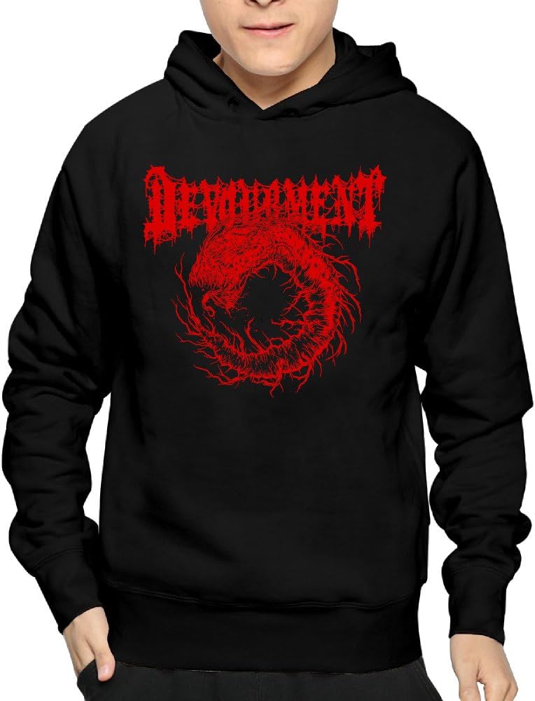 Men's Devourment Dying Fetus Disgorge Logo Printed Long Sleeve Sweatshirt Apparel