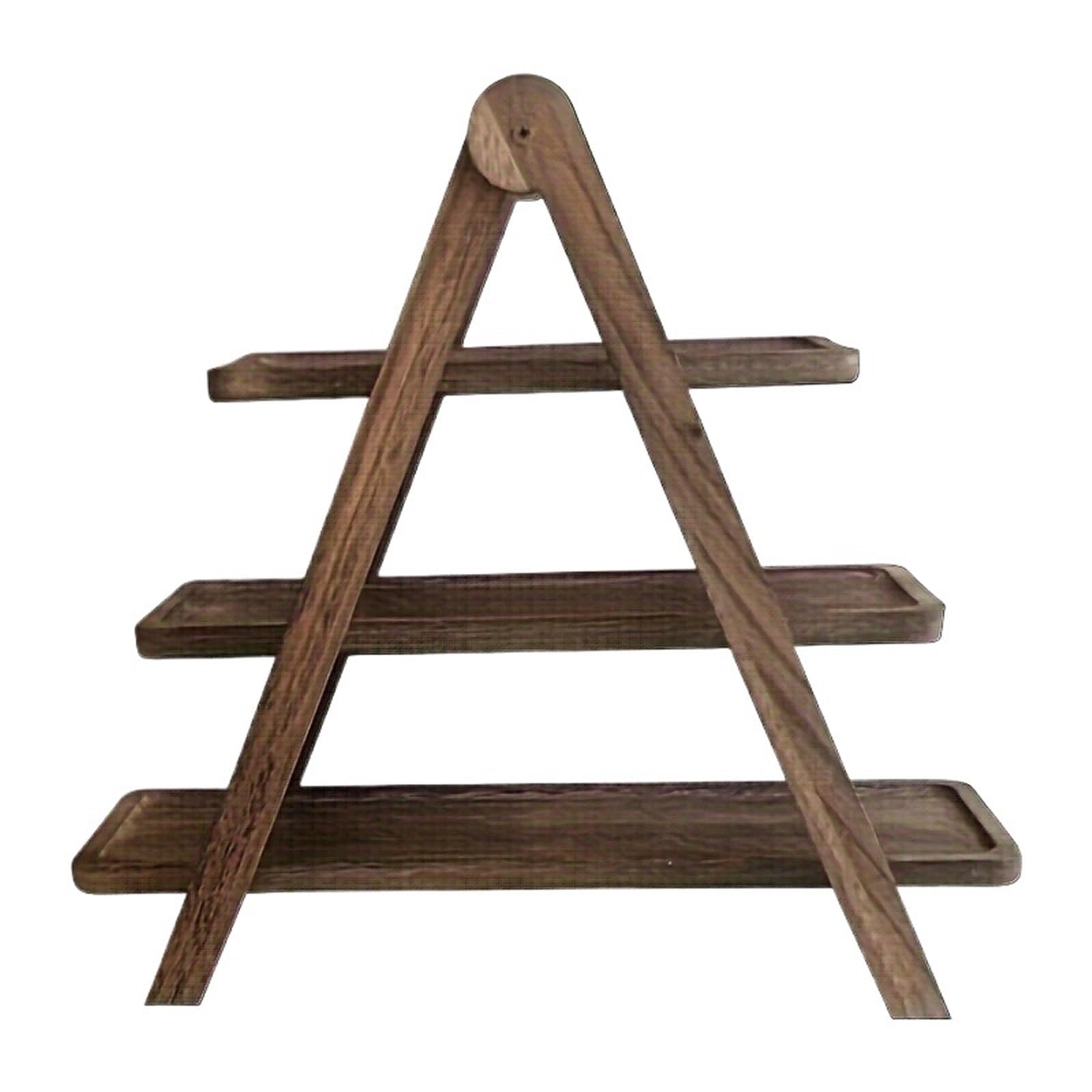 3 Tier Serving Tray Three Tiered Cupcake Stand Rectangle Platter Wooden Party Decorative For Cakes And Desserts
