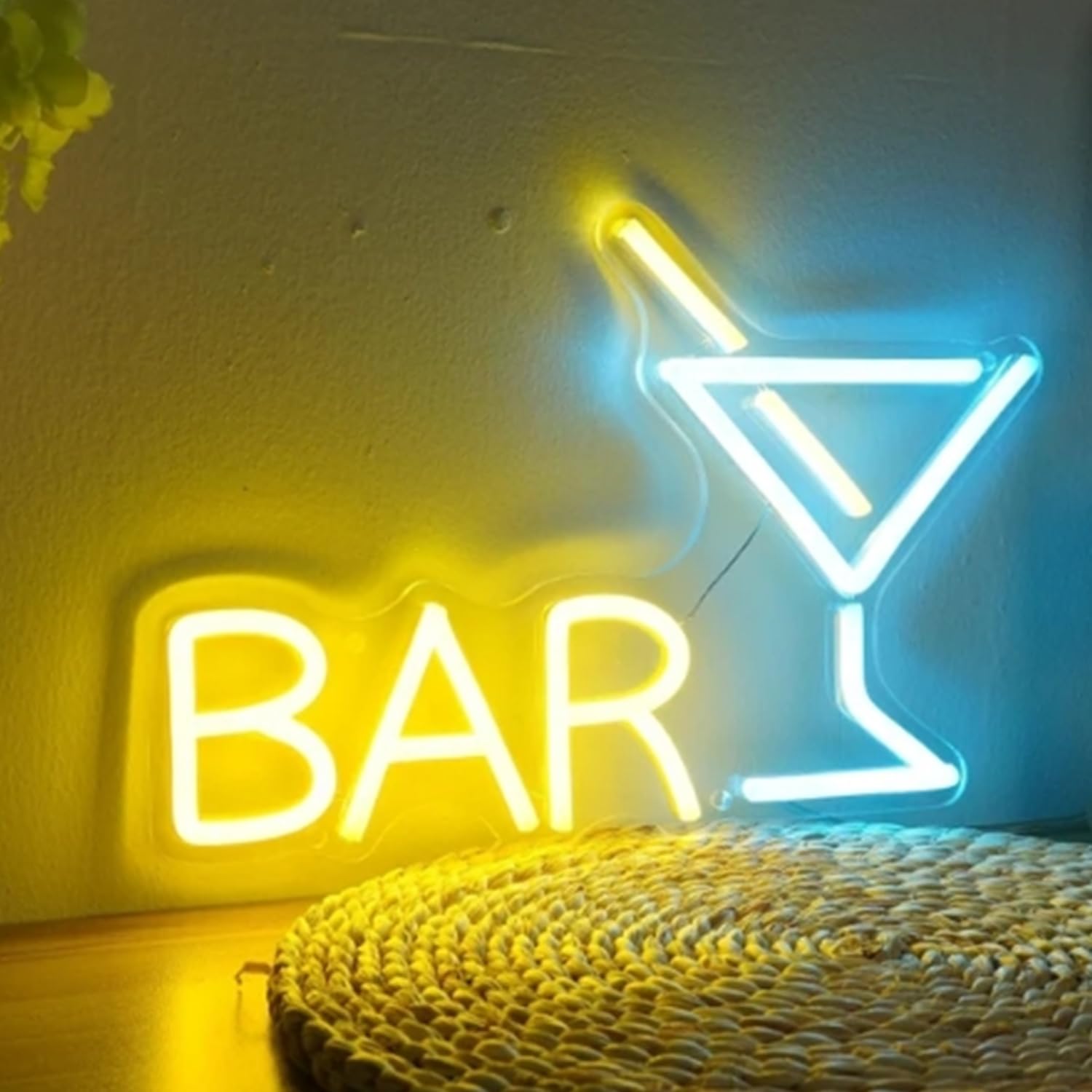 HFHungkeong LED Bar Cocktails Neon Sign for Wall or Window Background Decor, Dimmable Neon Decorative Cocktails Art Light for Home Pub Restaurant Bar Studio,Man Cave Birthday Party Gifts