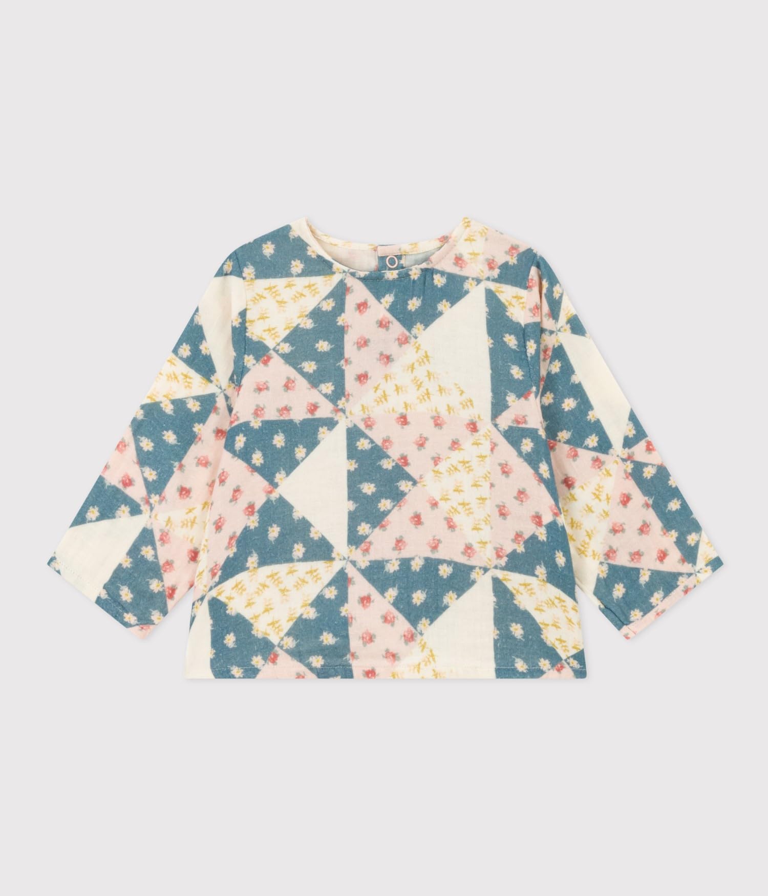 Petit Bateau A0893 Blusa de Manga Larga Bebé-Niñas (Pack de 1)
