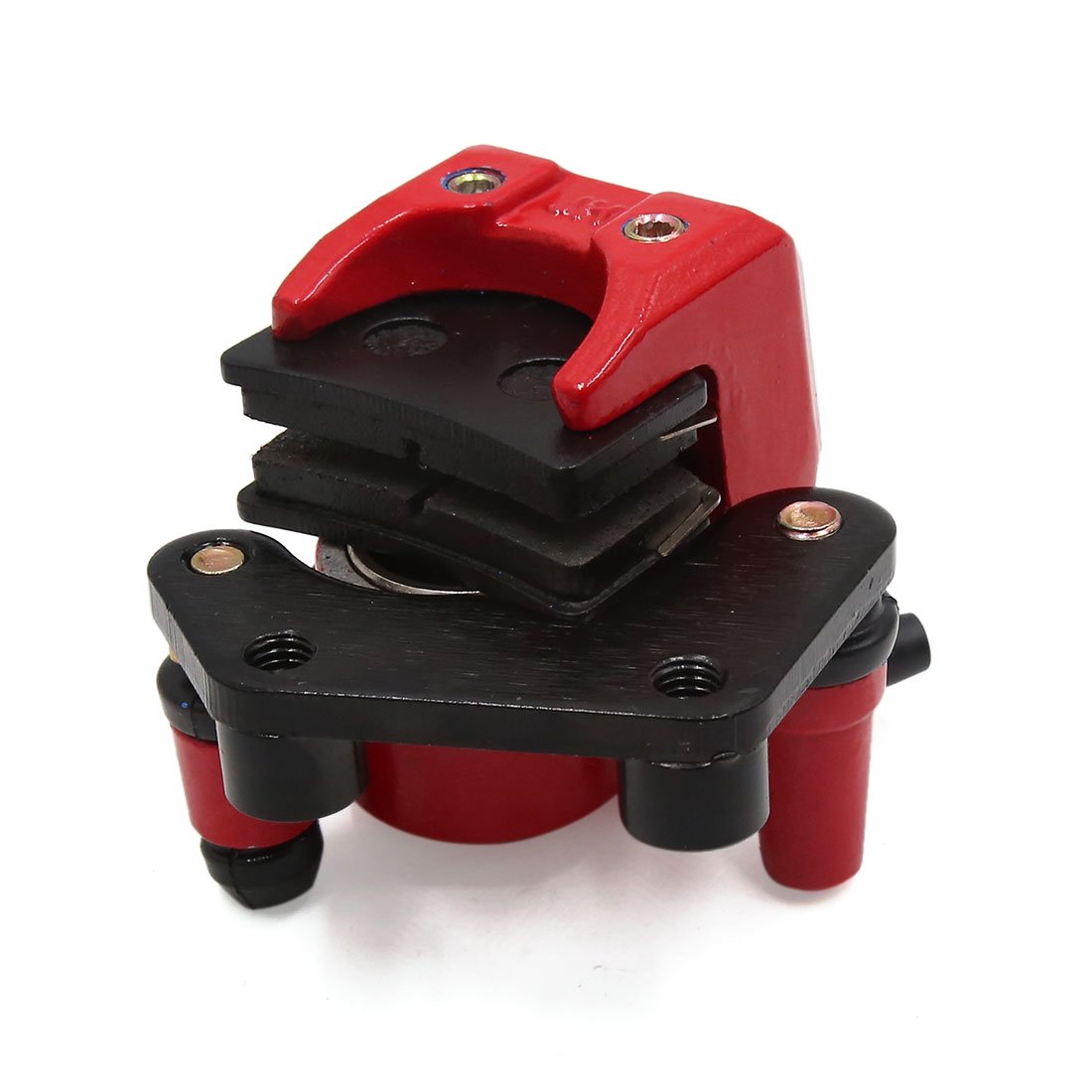 Ruilogod Pump Red Black Metal motocykl tylny hamulec tarczowy montażowe dla RSZ Jog
