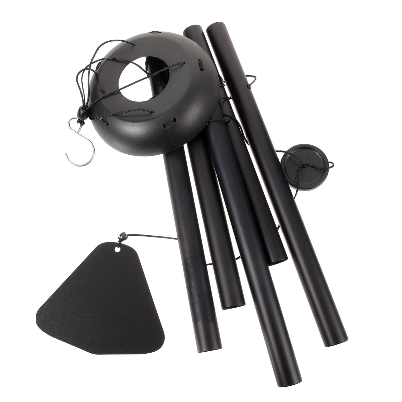 UPKOCH 5 Set campanelli eolici d'epoca ornamenti da giardino all'aperto Balcony Wind Chime campanello a Ornamento della campana del Piccolo carillon di di legno Nero
