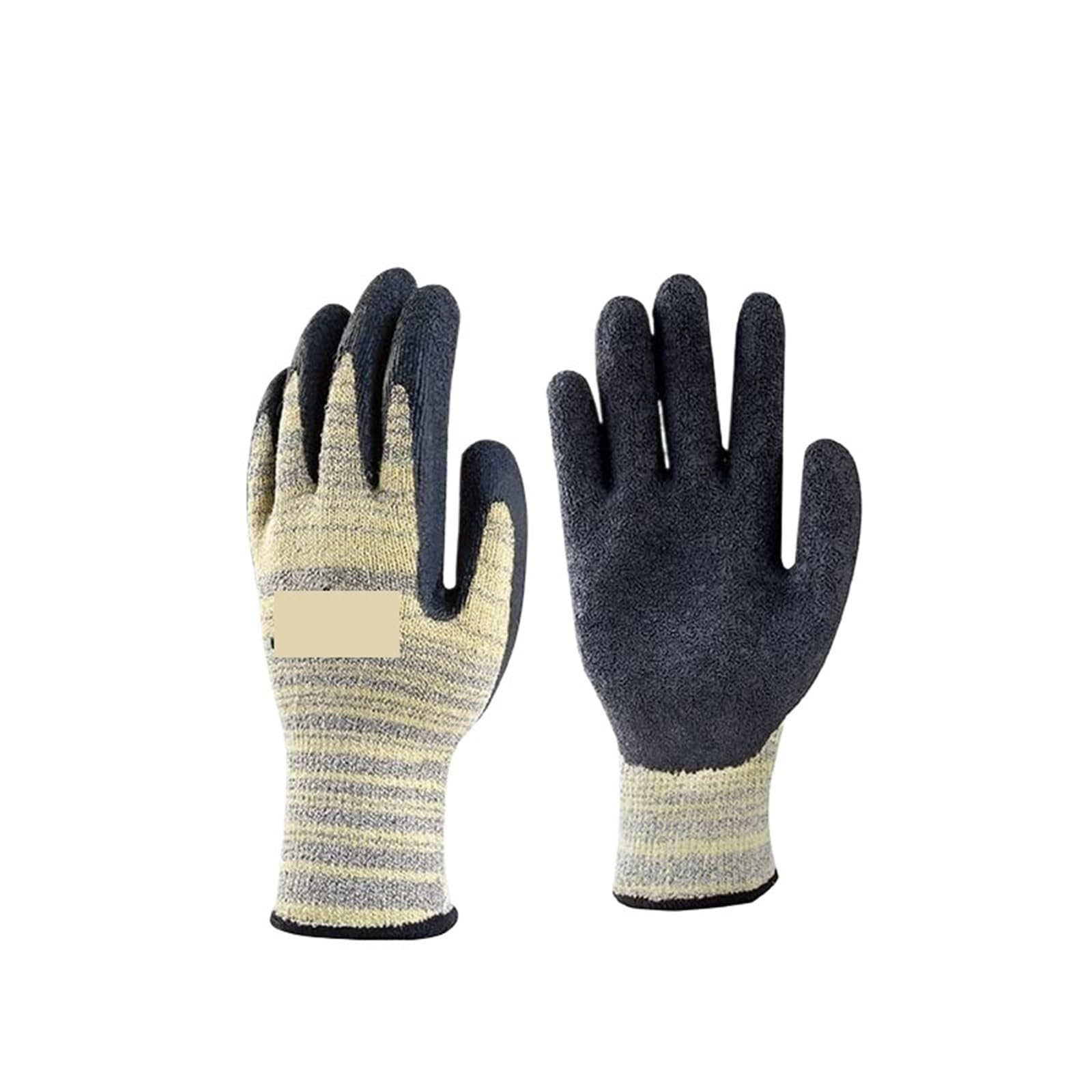 Guantes Anticortes, Guantes resistentes a altas temperaturas y aislantes del calor; Guantes industriales transpirables, gruesos, resistentes a cortes y resistentes a altas temperaturas. | 1 pair,9