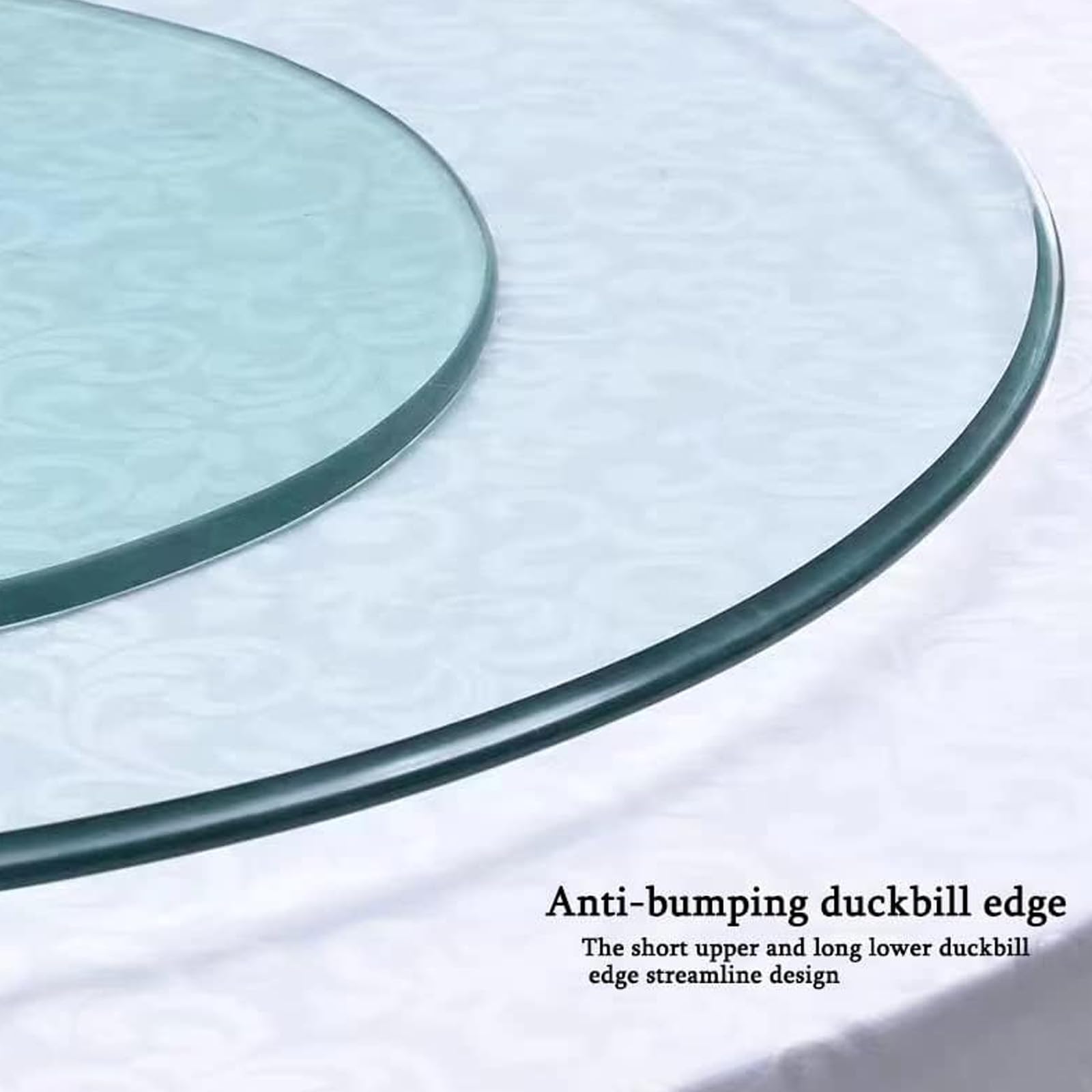 Soporte redondo para pasteles de 60 cm, plato giratorio transparente con base de aluminio, perfecto para cocinas, comedores, fiestas y bodas