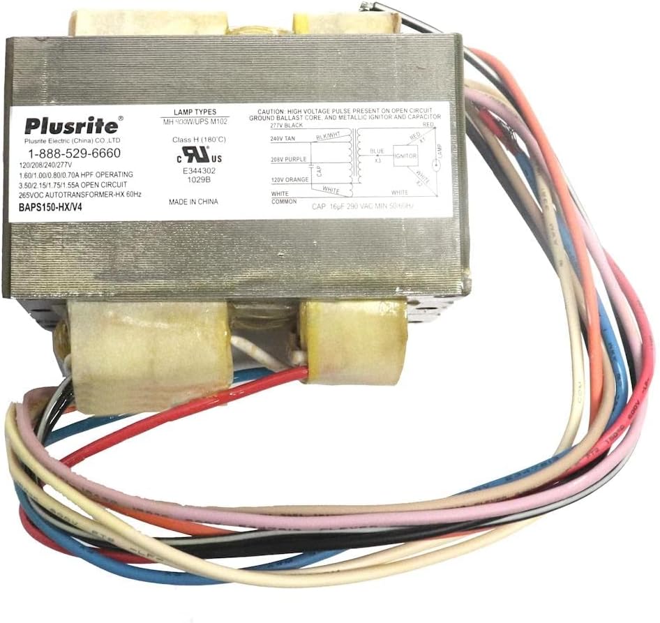 Plusrite 07230 - BAMH400-CWA/V4 7230 Metal Halide Ballast