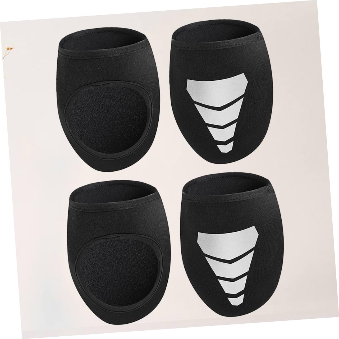 YARNOW 4 Paia Pro Copriscarpe Copriscarpe Da Ciclismo Copriscarpe Professionale Copriscarpe Antivento Copriscarpe Riflettente Mountain Bike Warmer Scarpe Da Ciclismo Copricapo