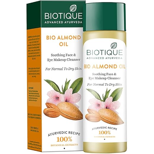Biotique Almond Oil Cleansing Makeup Remover
