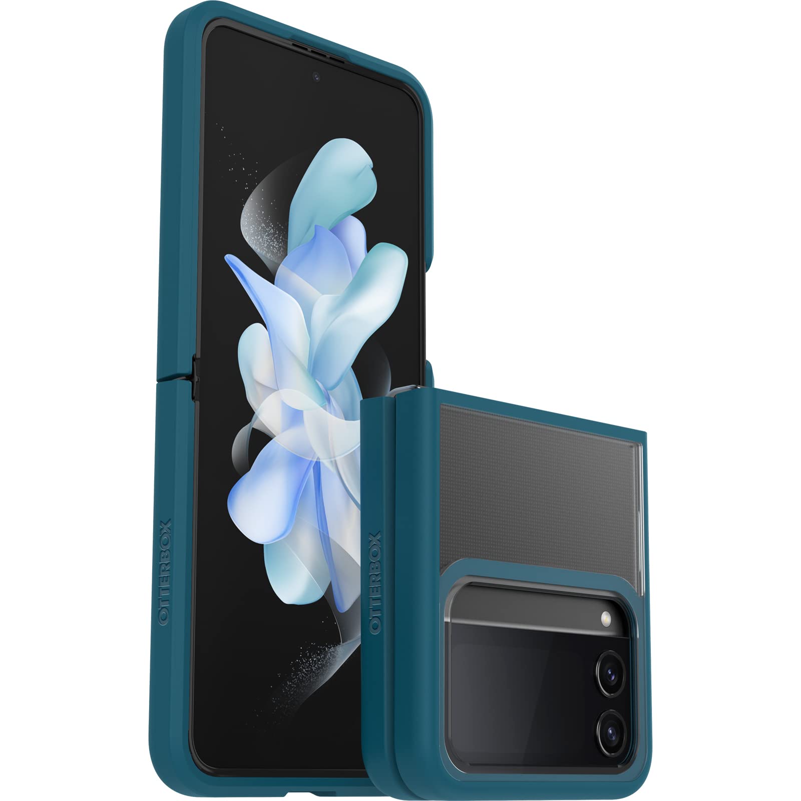 OtterBox Thin Flex Case for Samsung Galaxy Z Flip4 Shockproof Drop Proof Blue
