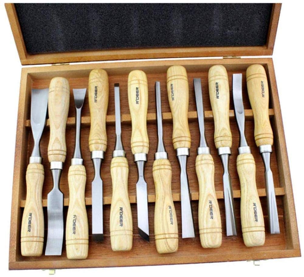 Amazon.co.jp: 木彫りナイフ彫刻道具セット、専門家と初心者向け木彫り  