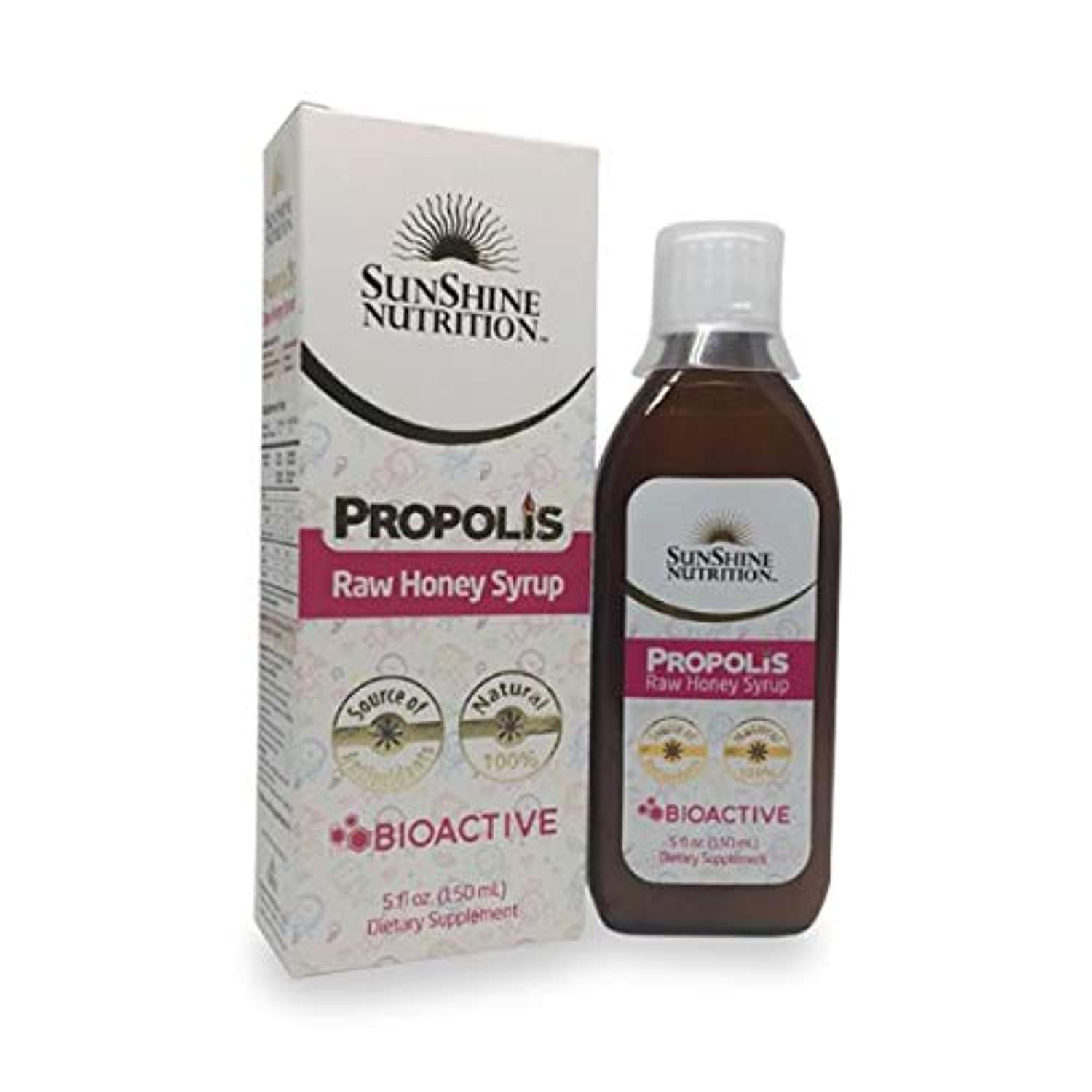 Sunshine NutritionPropolis Raw Honey Syrup 150 Ml