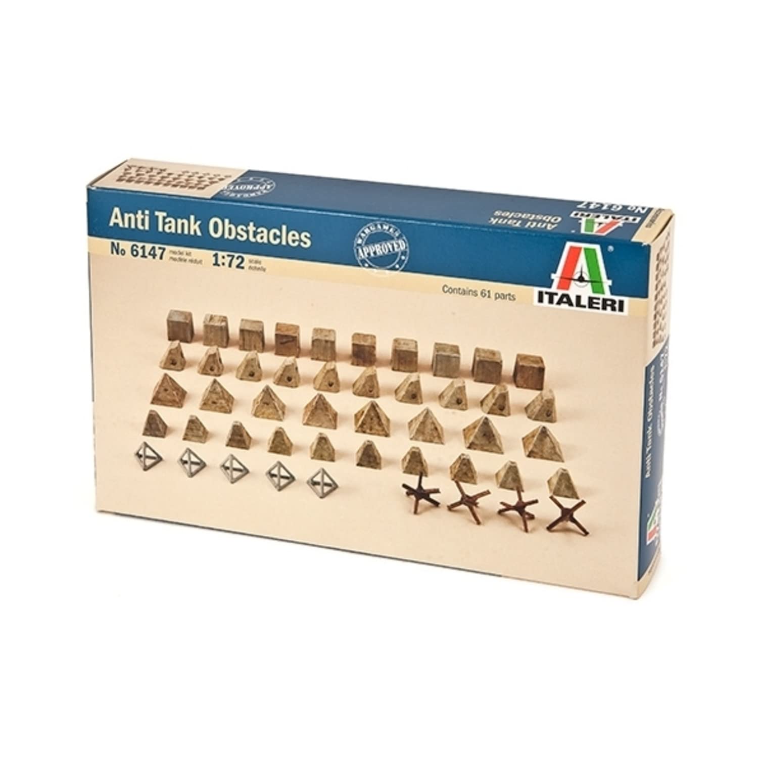 Italeri 510006147 1:72 Tank Repellent Obstacles