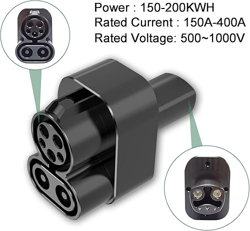 Miniatura 3 de ZVQ Adaptador de cargador CCS1 a Tesla Max 150-200KW250A compatible con Tesla Model 3SXY CCS1 Combo Cargador Adaptador para automóvil Tesla