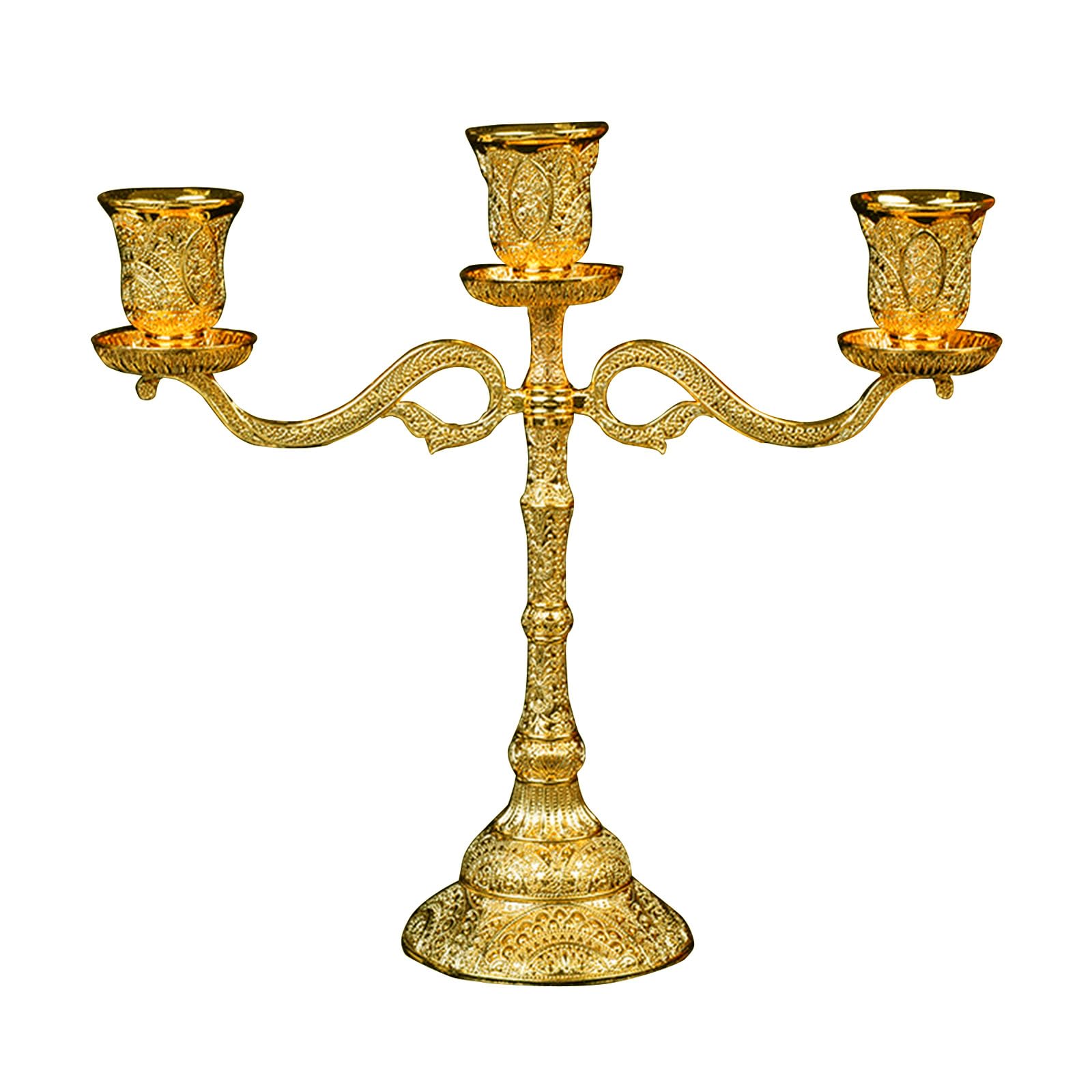 Metal Candlestick Taper Holders Decorative Candelabra for Home Wedding Dinning Party Anniversary Stand Candlestick Holders
