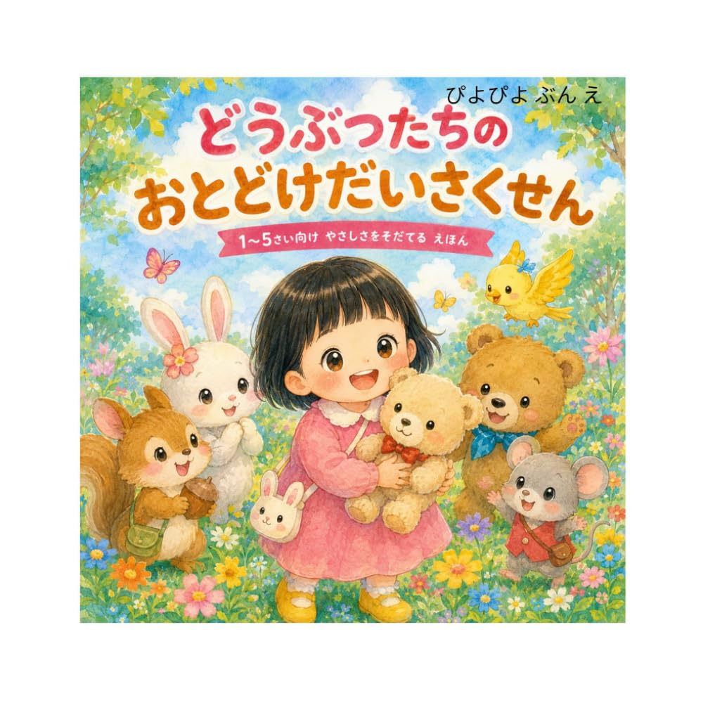 どうぶつたちのおとどけだいさくせん: 「やさしい おもいやり」をはぐくむ知育絵本　3歳4歳5歳