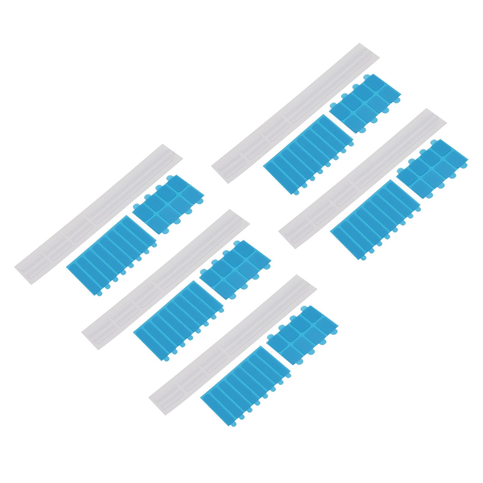 5 Set Privacy Screen Replacement Set Adhesive Strips and Slide Mount Holder Tabs for Computer