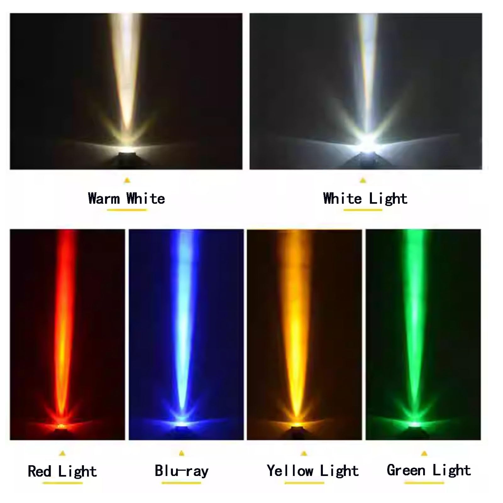 Focos LED para Exteriores de 220 V - Luz LED de Largo Alcance, lámpara de Pared Exterior de 10 W, Foco LED Impermeable IP67 de Haz Estrecho, para jardín y Patio.