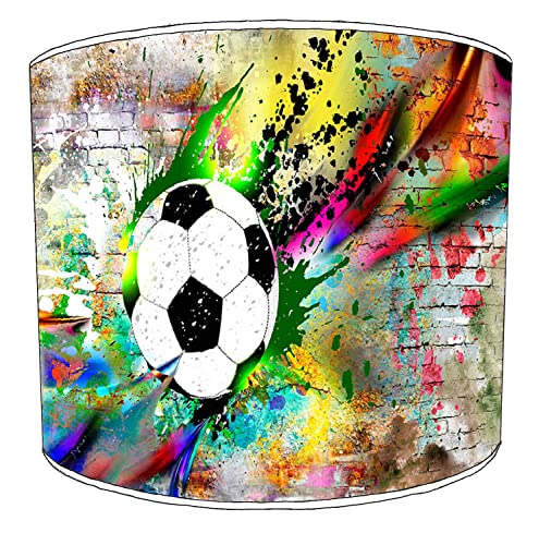 Football (9) Lampshade for A Ceiling Light in 3 Sizes - Free Personalisation