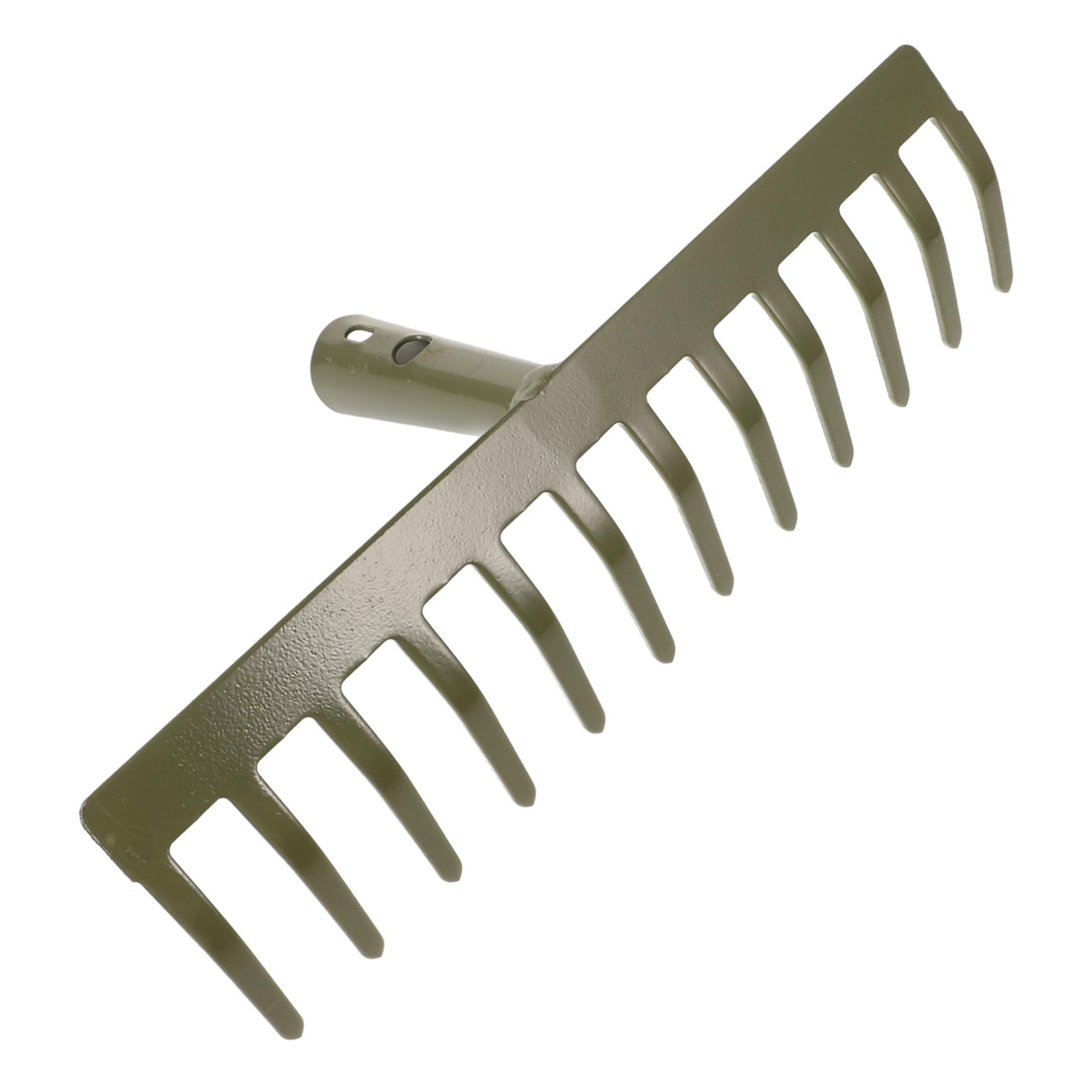 NUOBESTY 4 Pièces râteau de Jardin Devoir désherbage Dents relâchement Lourd râteaux de Jardin pour pelouses râteau pour enlever Les Plantes à Gazon Acier Carbone Green