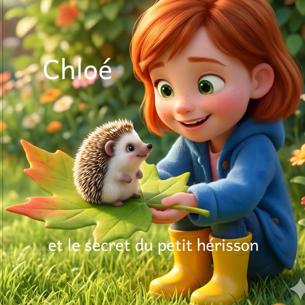 Chloé et le secret du petit hérisson: Une aventure douce dans le jardin pour apprendre à partager et prendre soin des animaux | Pour enfants de 3 à 6 ans