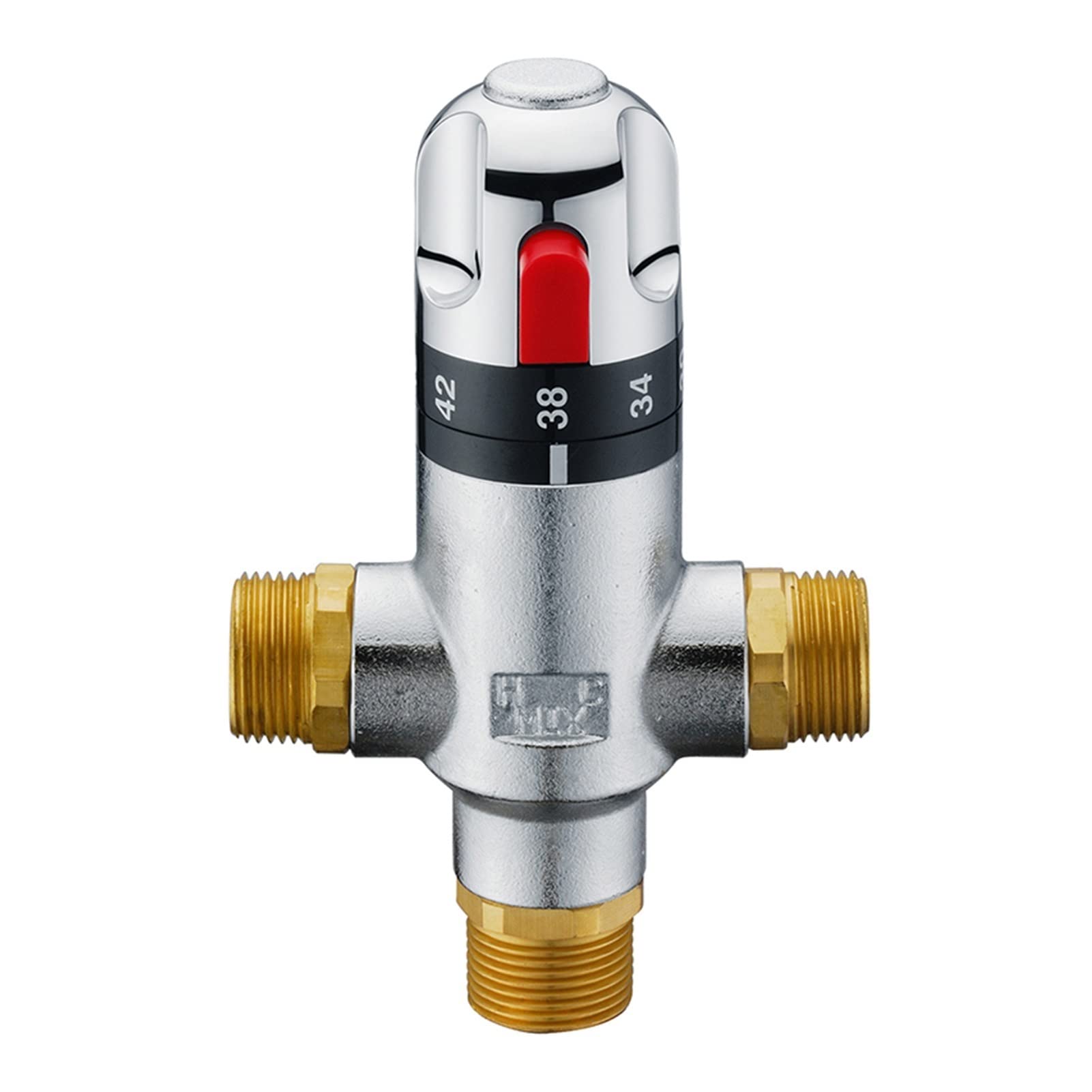 yaoqijie G1 / 2 G3 / 4 "G1 Válvula termostática de latón válvula de Mezcla termostática de energía Solar válvula de Control termostático Lasting (Color : DN15)