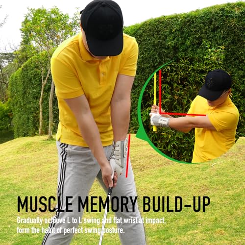 image for GAIARENA Golf Wrist Brace Wrist Hinge Swing Aid, Efficient Golf Swing 