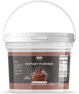 Birch & Meadow 1 Gallon, Chocolate Instant Pudding, Mix in Minutes, Snac...