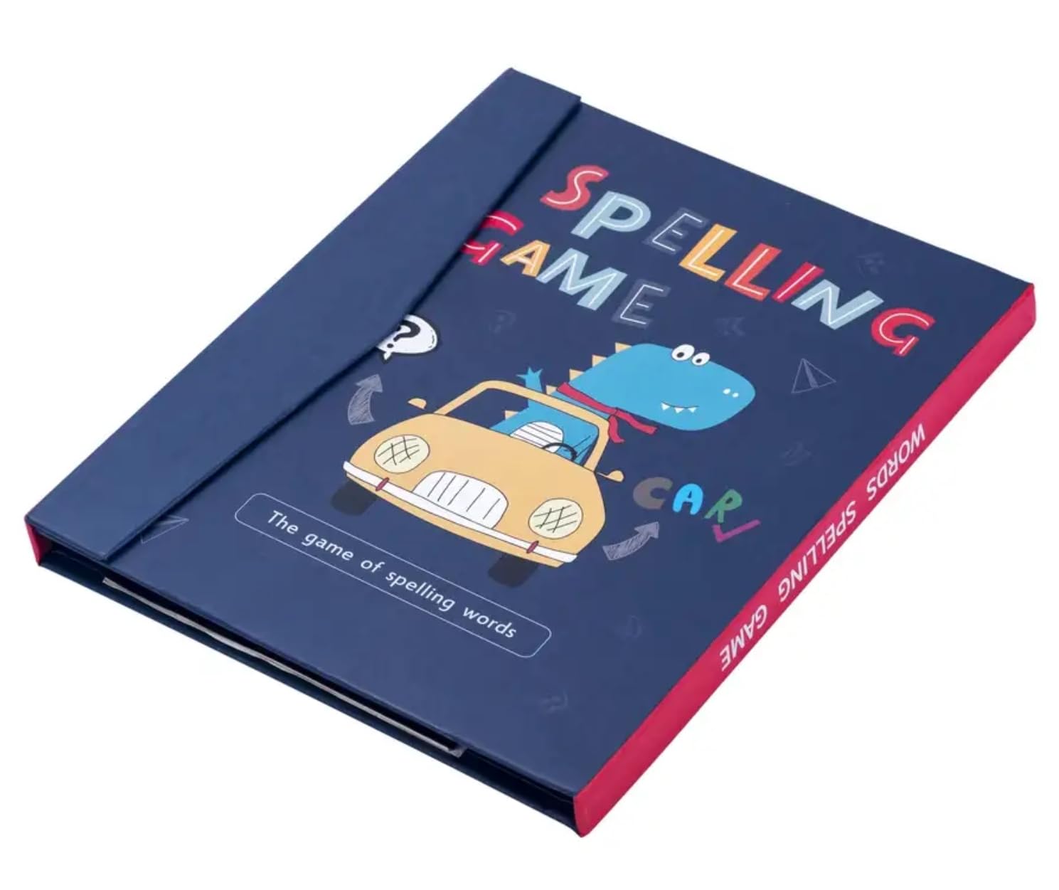 TOYARTSY Matching Letter Spell Learning Game Educational Toys Sight Words Games Preschool Activities Spelling Letter Words Gift for Kids (Magnetic Word) 1 Book Blue