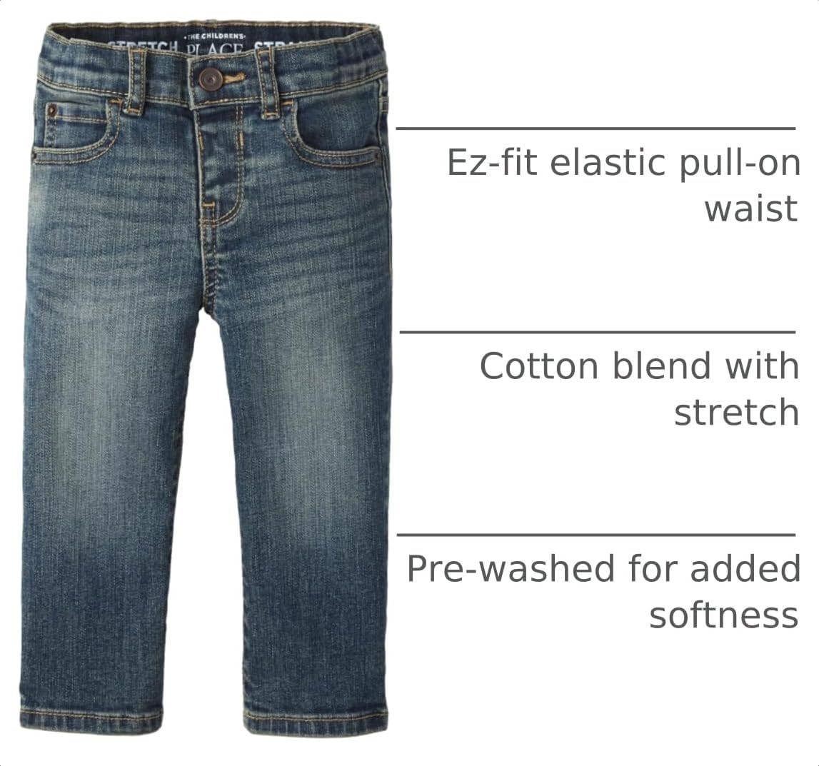 The Children's Place Baby Boys' Straight Leg Jeans image 3