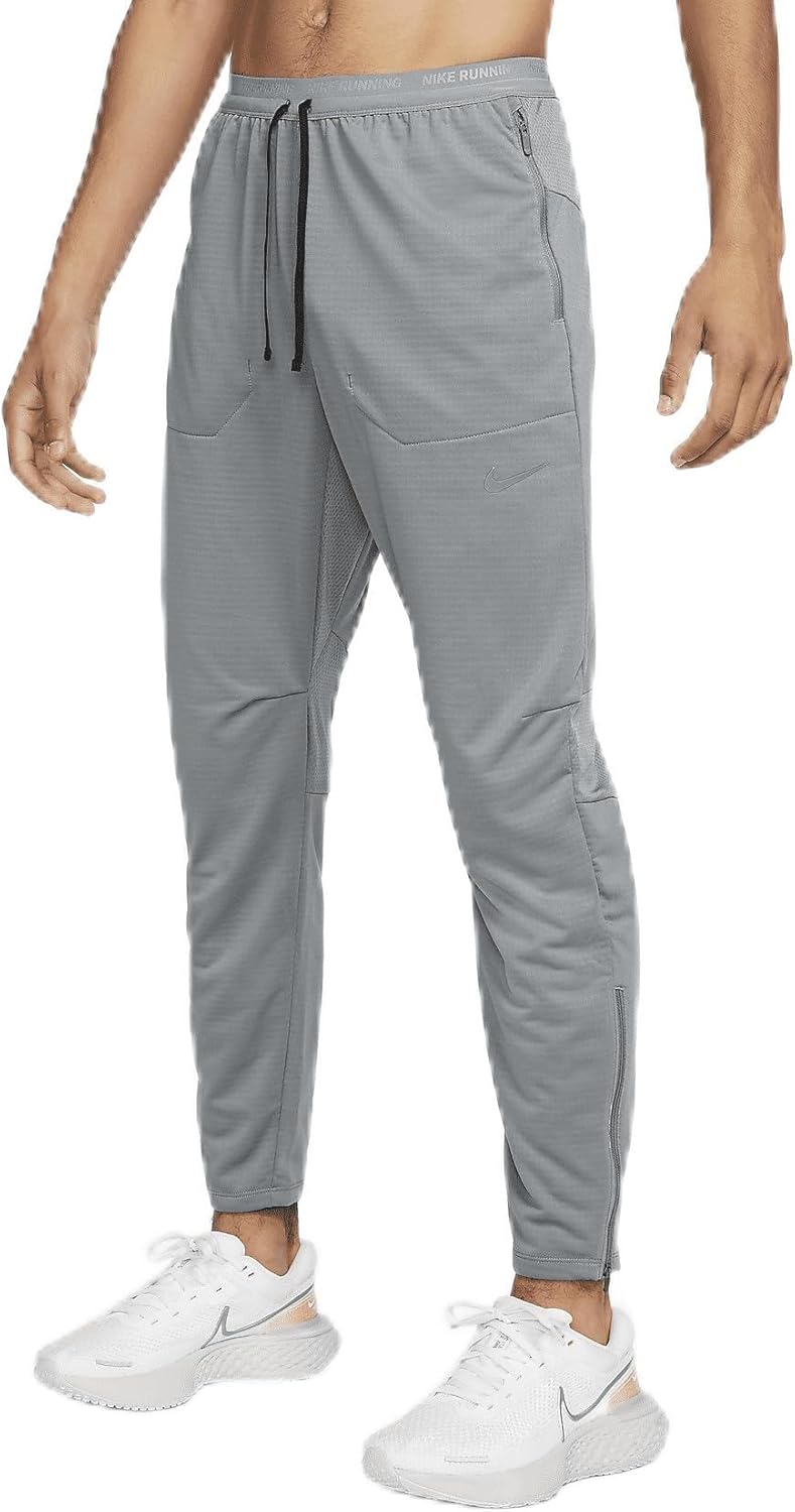 Nike Phenom Men's Dri-FIT Knit Running Pants (Smoke Grey, DQ4740-084) Size 3X-Large