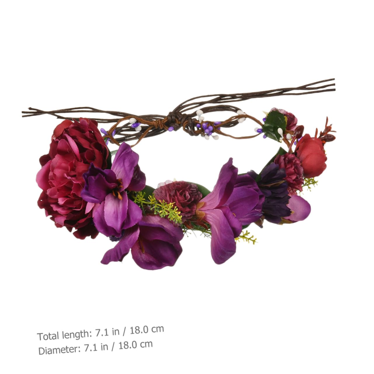 SHERCHPRY 4pezzi Coroncina Floreale Da Sposa Tessuto Cerchietto Decorativo Per Matrimoni e Feste Accessorio Elegante Con Fiori Per Eventi Speciali
