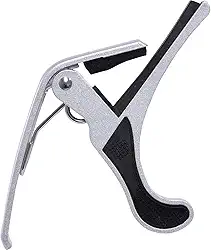 CAPOTRASTE PARA VIOLÃO EM ALUMÍNIO TONANTE PRATA - CPT10