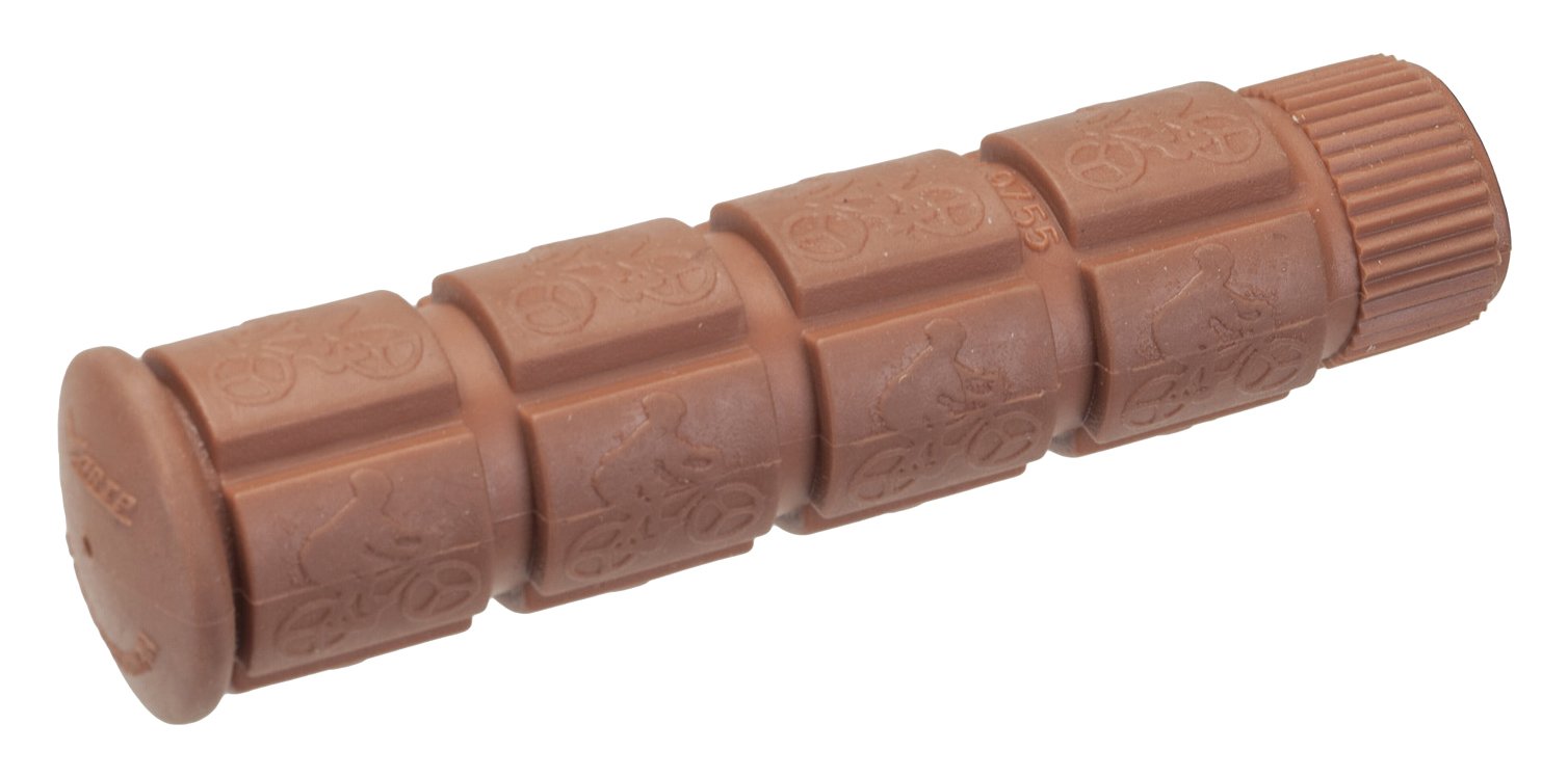 Cicli Bonin Unisex Adult V-Grip Single Speed Grip - Brown, One Size