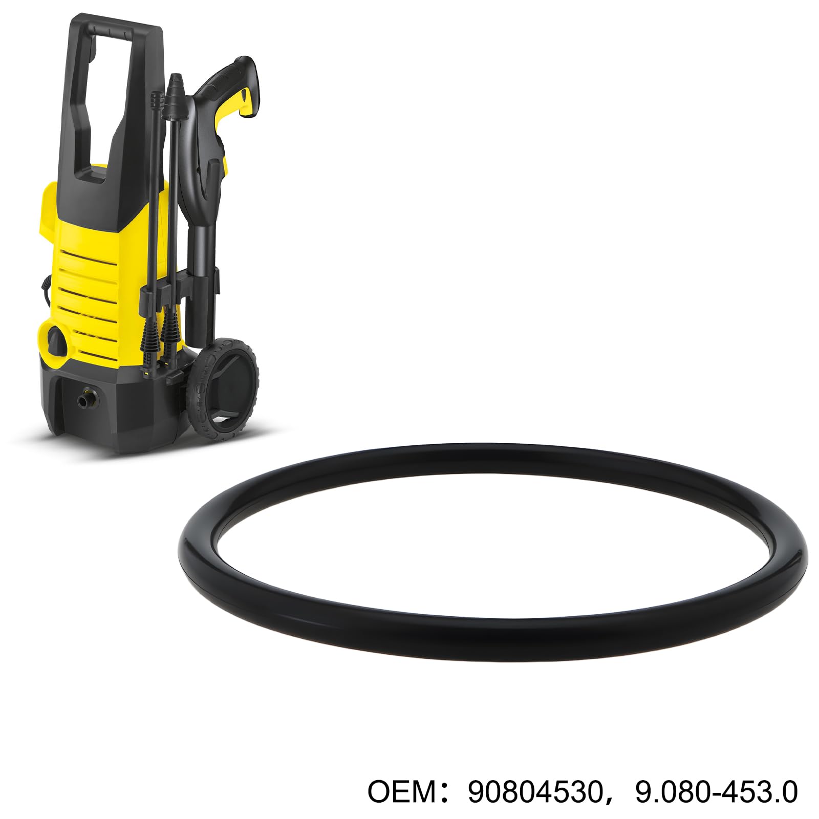 Create idea 2pcs Pressure Washer O Ring Seal 107x95x6mm 90804530 Compatible with Karcher K3 K4 K5 - Image 2