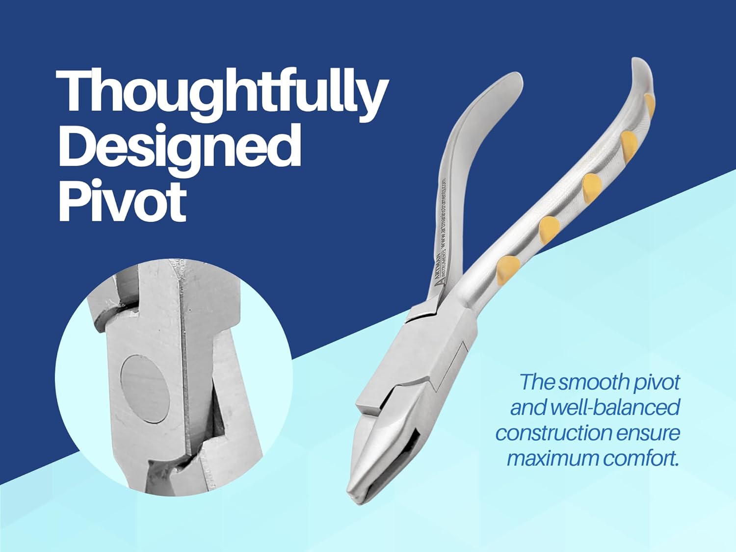 ARTMAN INSTRUMENTS Three Prong Pliers | Clasp Adjusting & Wire Bending Pliers | Dental Orthodontic Pliers | Jewelry & Wire Forming Tool | Heavy-Duty Stainless Steel Autoclavable