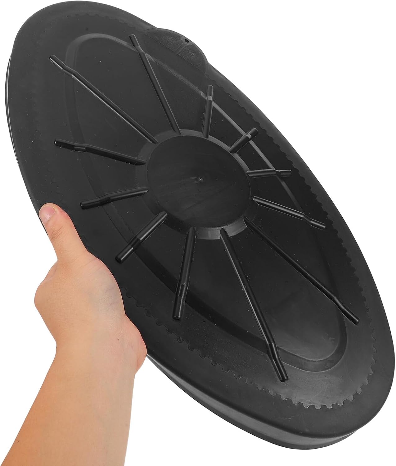 Kayak Hatch Cover Waterproof Oval Plastic Deck Plate Kayak Storage Compartment Lid Marine Boat Accessories for Fishing and Canoeing