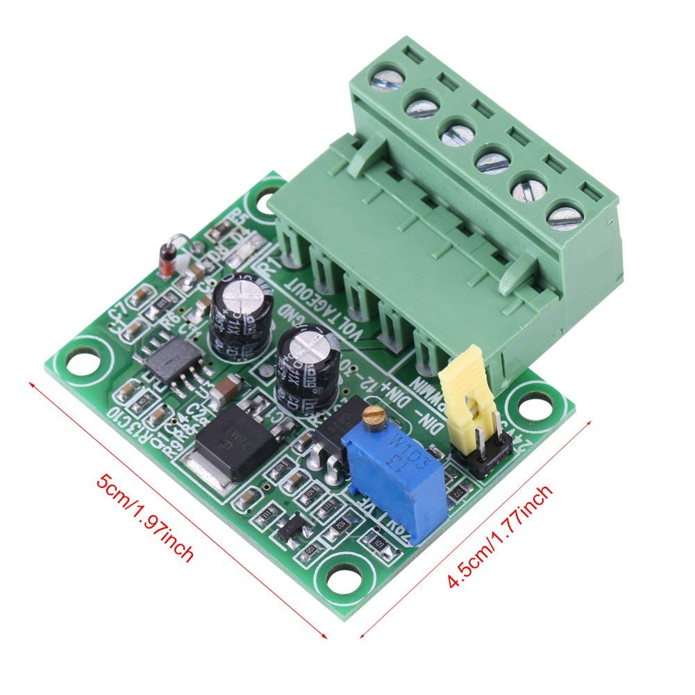 Convertitore Digitale Analogico Modulo PWM 1-10Hz 1-3kHz Scheda Conversione Tensione Segnale, Controllo Velocità Motore e Regolazione Luminosità, per Automazione Industriale Domotica
