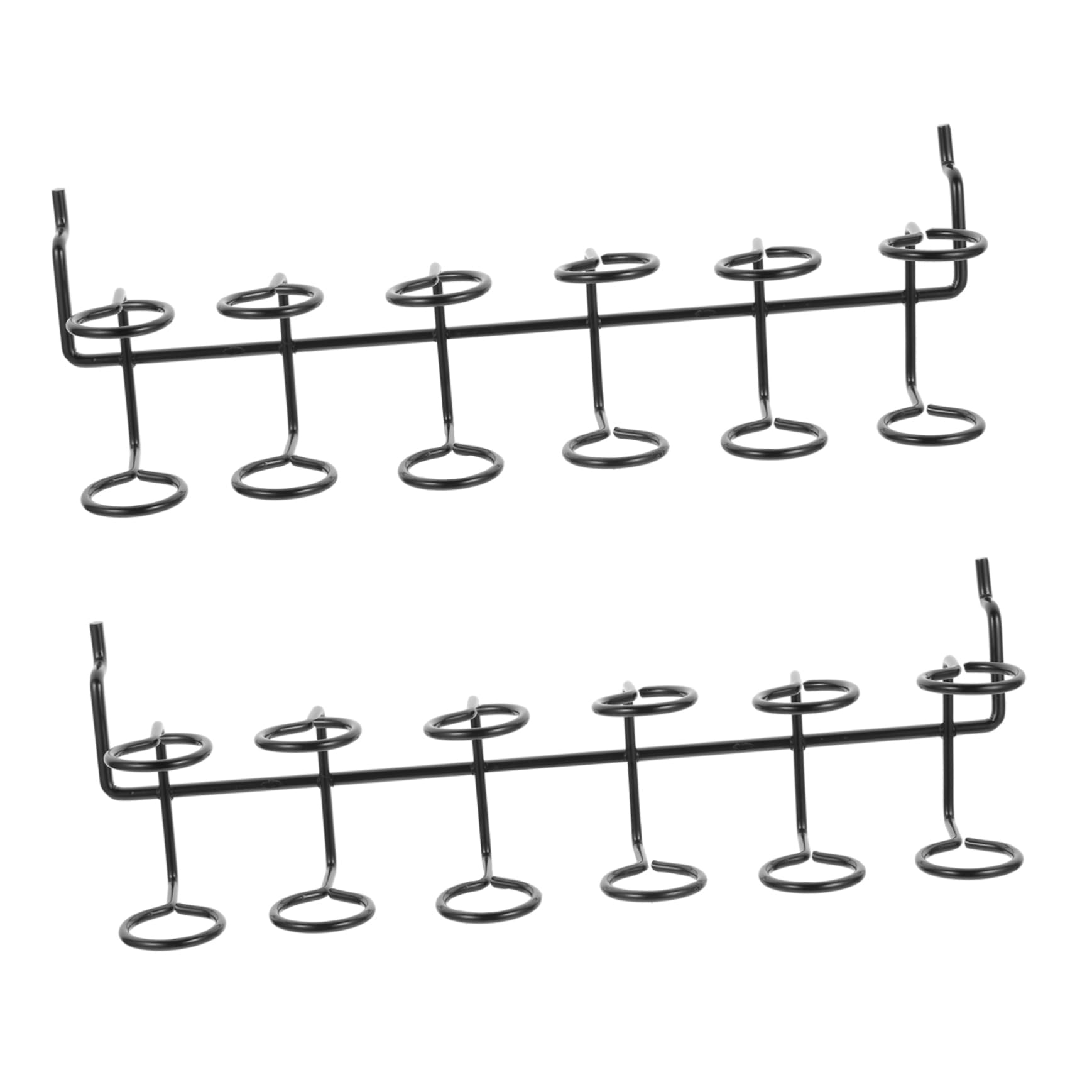 Yardenfun Pegboard Tool Utility Hooks Pegboard Screwdriver Holders Accessories Multi-ring Racks Wall Organizer