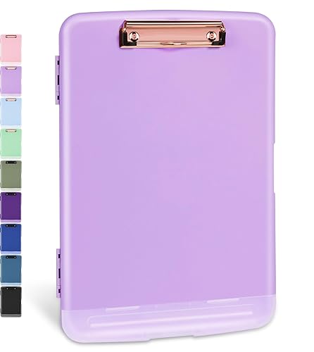 Sooez Clipboard with Storage, High Capacity Nursing Clipboard with Pen